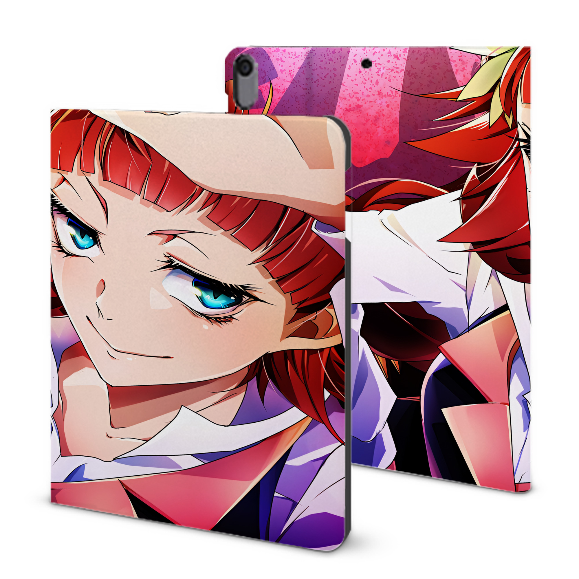 （画像用） 文豪ストレイドッグス Bungo Stray Dogs IPad ケース ブック型 PUレザー TPU 耐衝撃 軽量 薄型 ペン収納なし 全面保護 IPad 各モデル対応